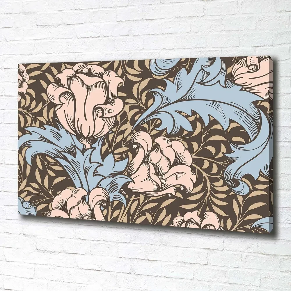 Tablou pe pânză canvas Model floral