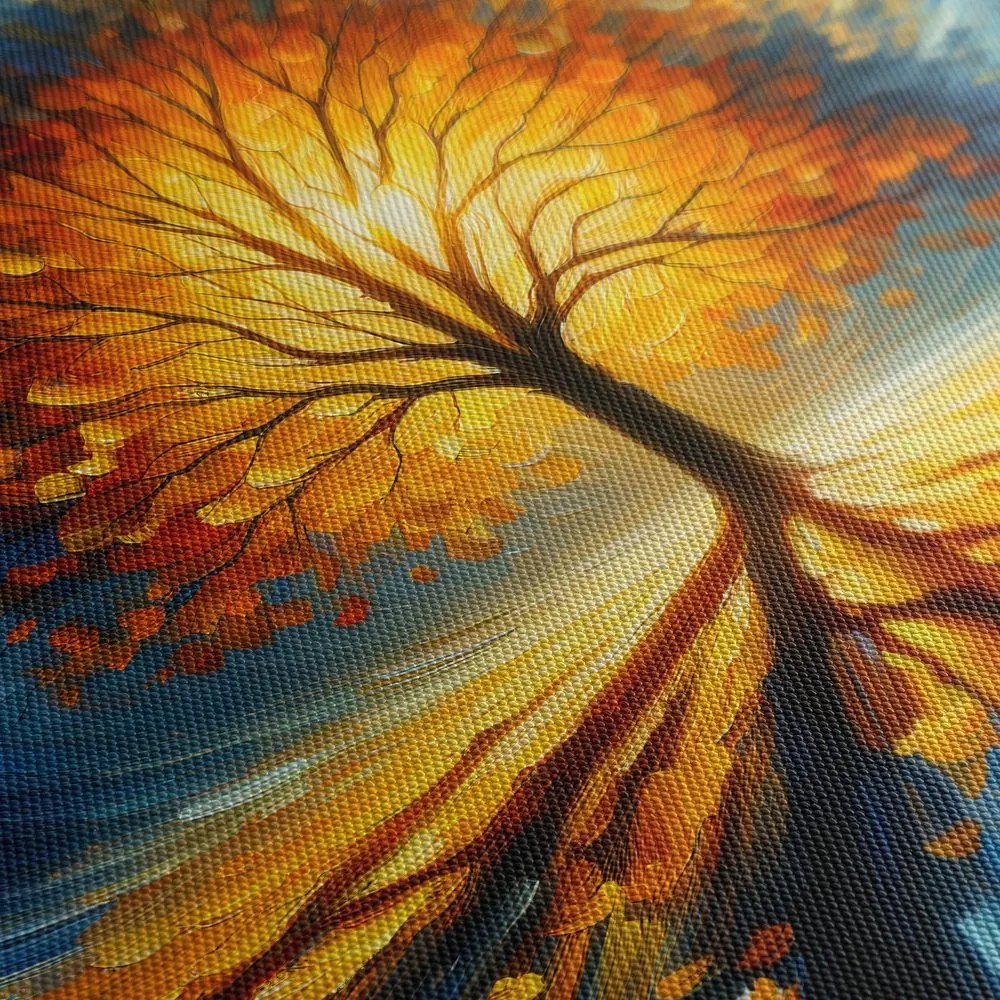 Tablou cu arborele vieții în lumină magică