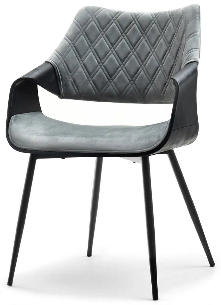 Scaun Rolf K (gri negru + negru). 1111251