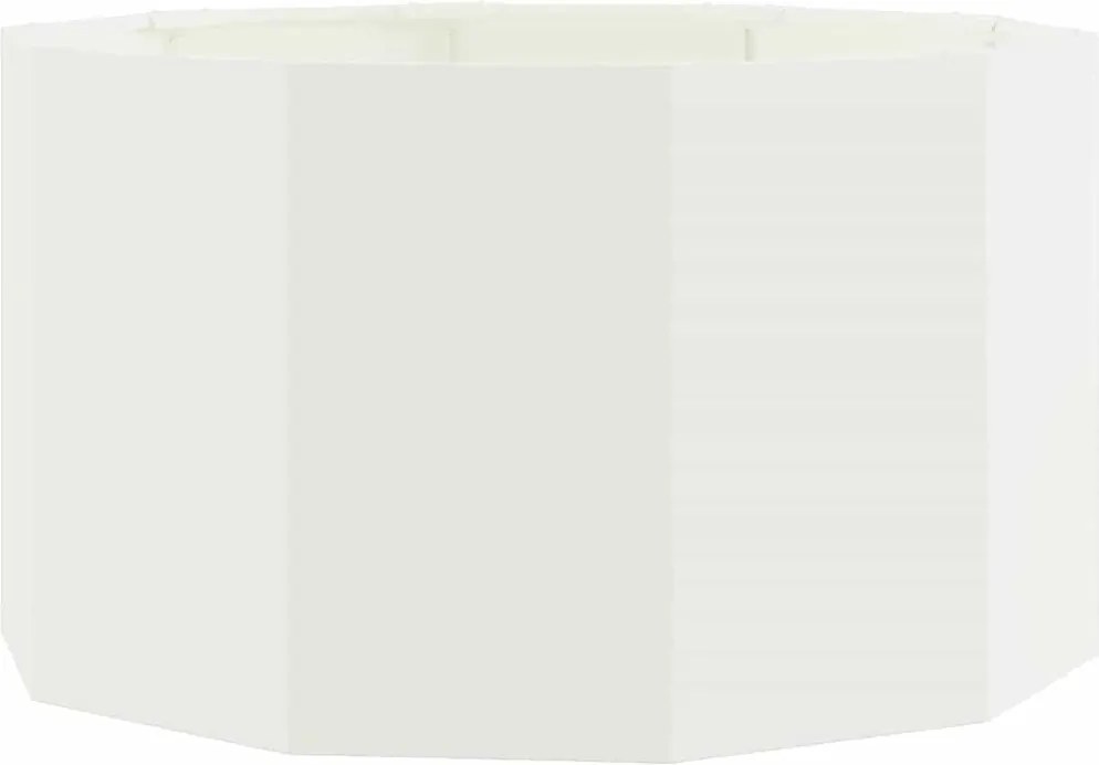 vidaXL Jardinieră Alb 90 x 90 x 50 cm Oțel