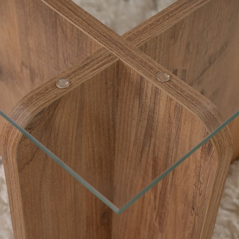 Masă de cafea Flavio Atlantic Pine