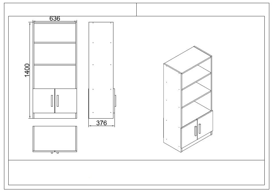 Set mobilier de birou VO19-BA