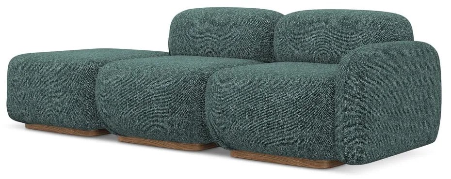 Șezlong modular turcoaz (cu colț pe partea dreaptă) Ailani – Makamii