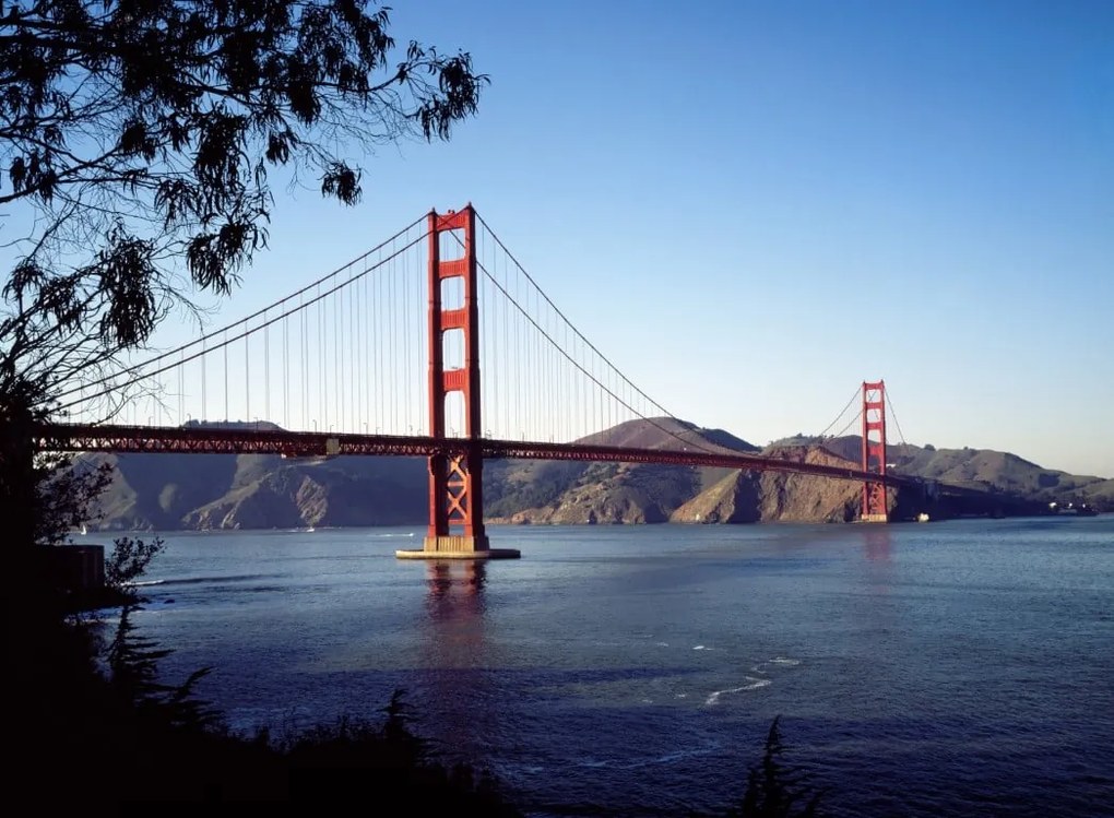 Tapet Premium Canvas - Podul Golden Gate