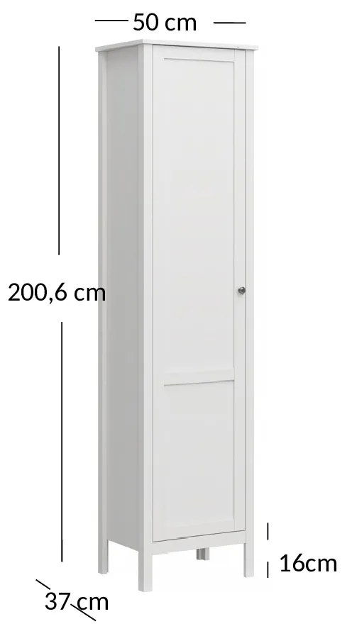 Raft Olna 1D (alb). 1053151