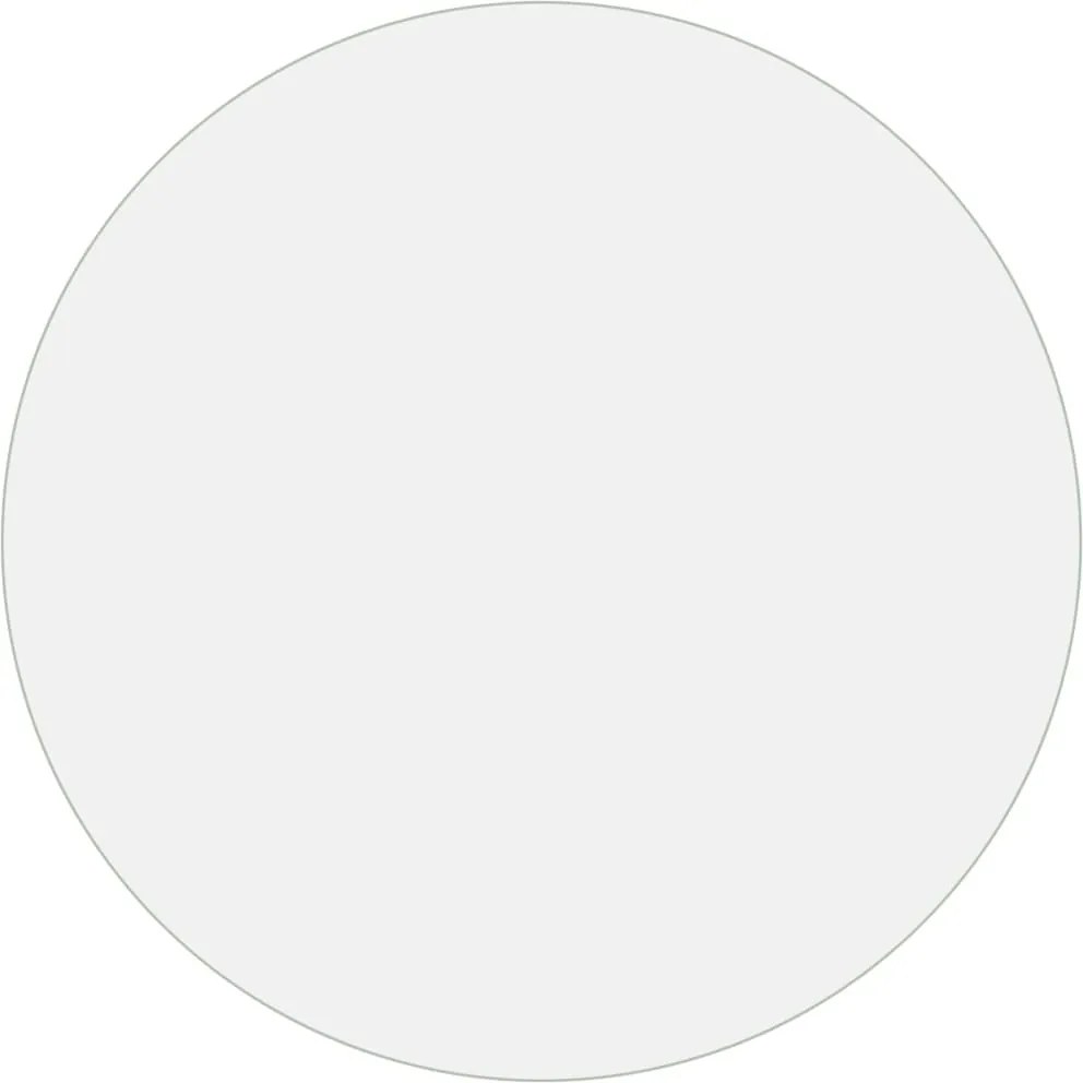 vidaXL Folie de protecție masă, transparent, Ø 120 cm, PVC, 1,6 mm