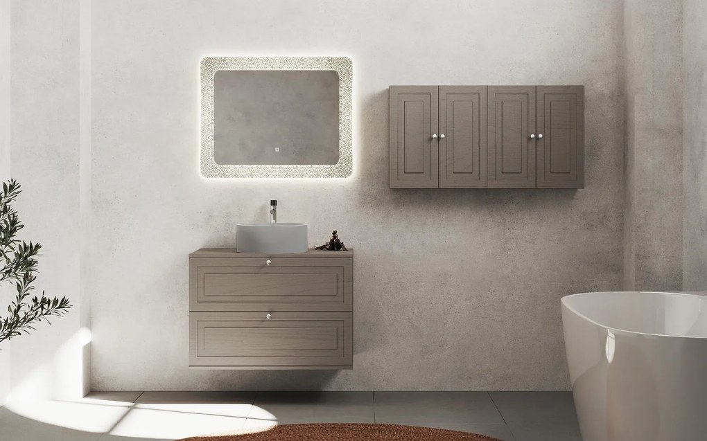 Set lemn masiv Mobilier Baie Suspendat Dellis Model D1