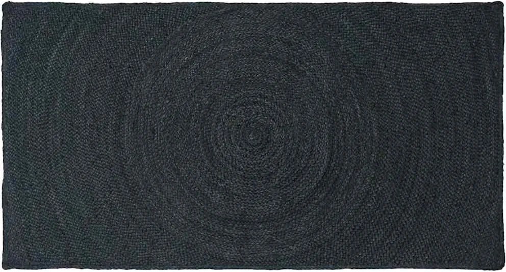 vidaXL Covoare de zonă Dreptunghiular Gri închis 80 x 150 cm Iută