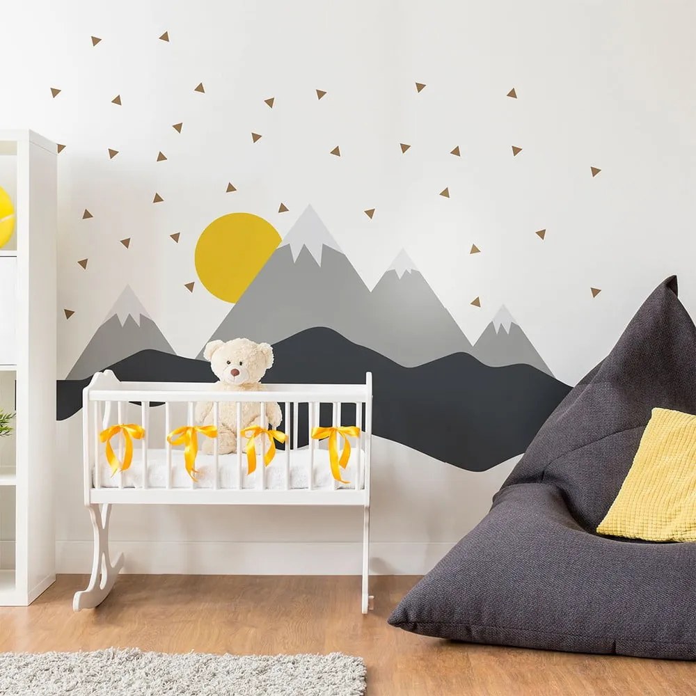 Autocolant Ambiance Giant Kid Sticker Scandinavian Mountains Nordika