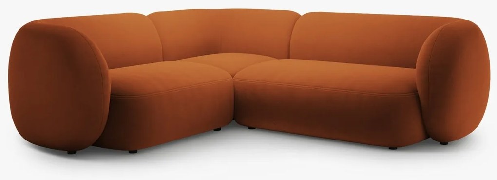 Coltar Kate 4 locuri catifea Salvador L252 cm