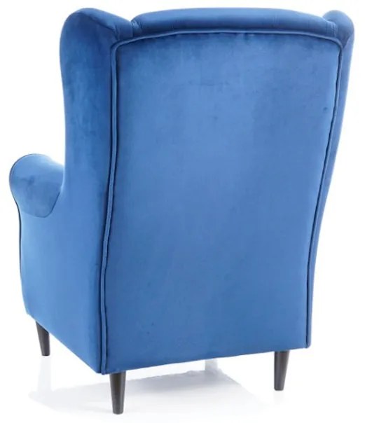 Supermobel Fotoliu MAJOR Velvet 1, 78x101x80, bluvel 14