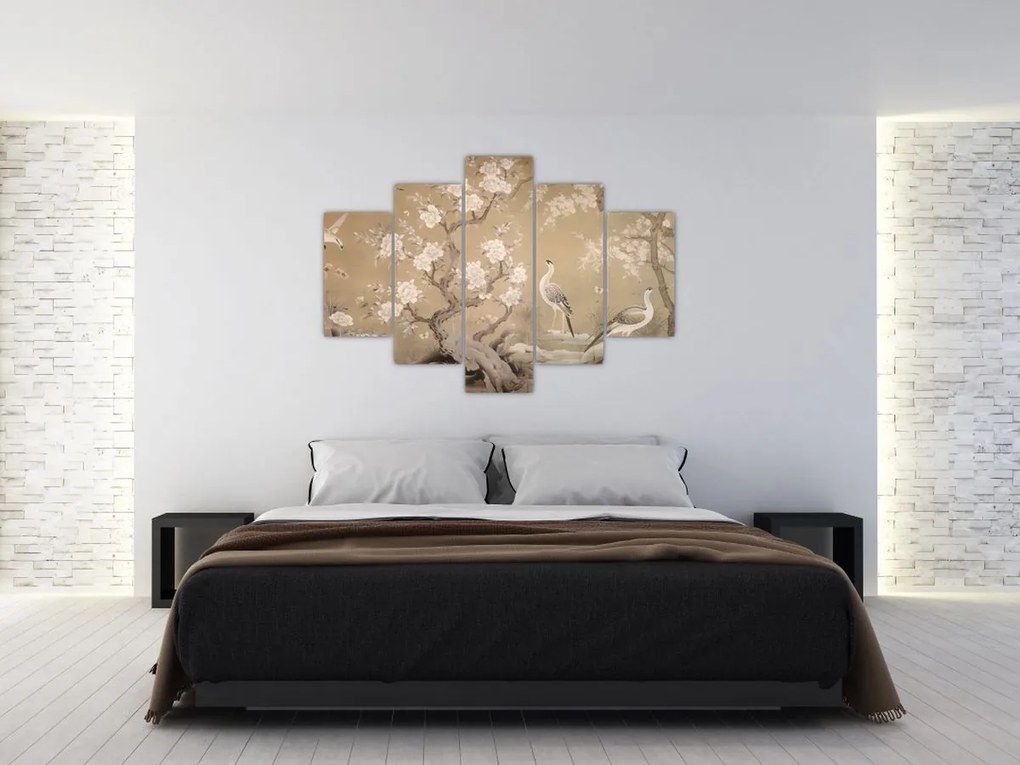 Tablou - Desen animat peisaj japonez (150x105 cm)