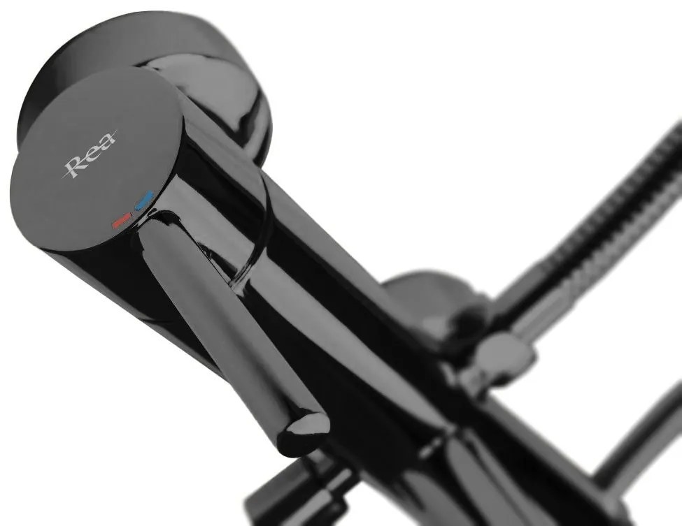Baterie pentru cada Rea Lungo Black metallic