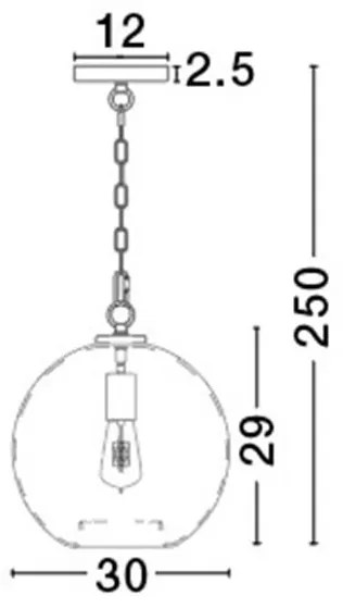 Pendul design decorativ Ancona gri