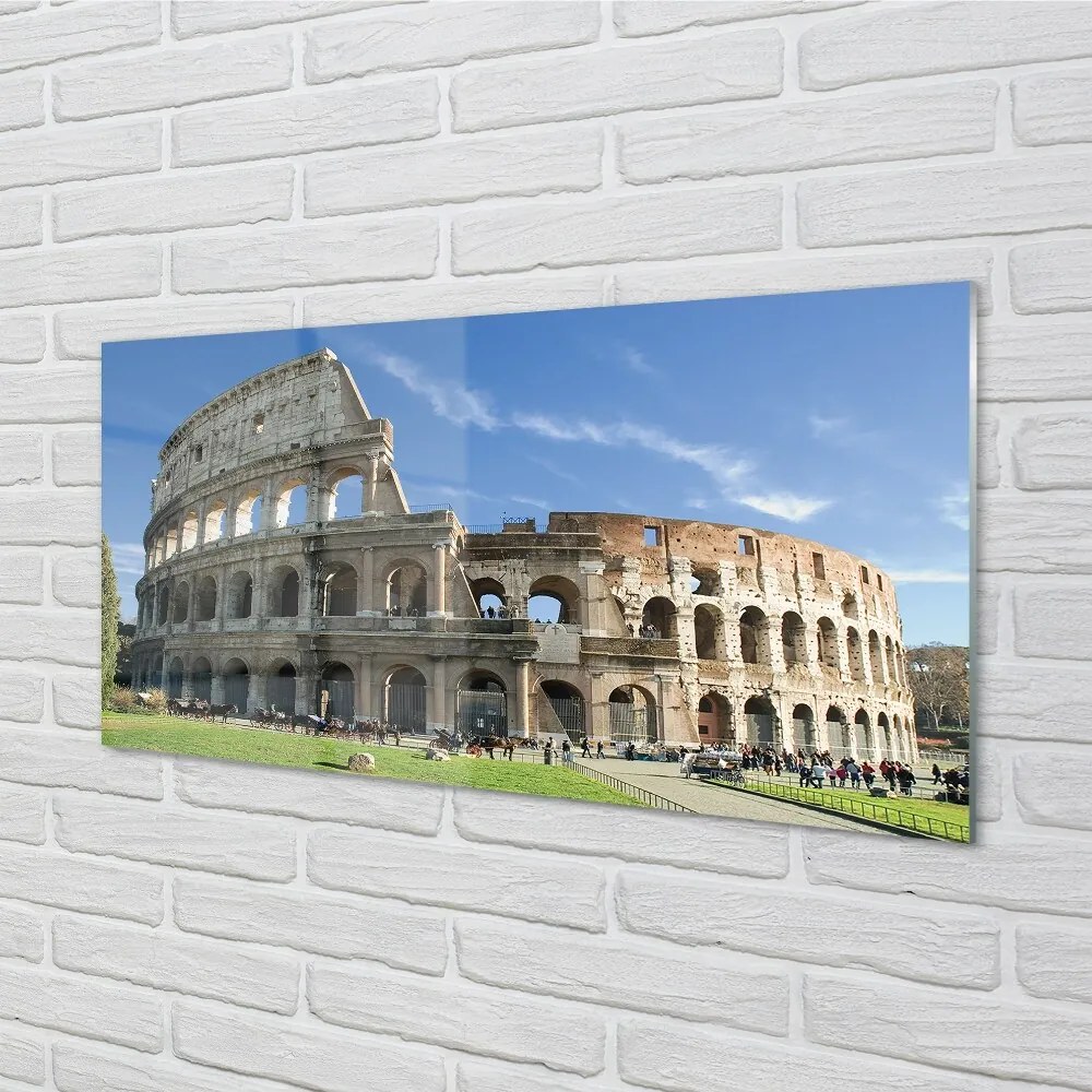 Tablouri pe sticlă Roma Colosseum