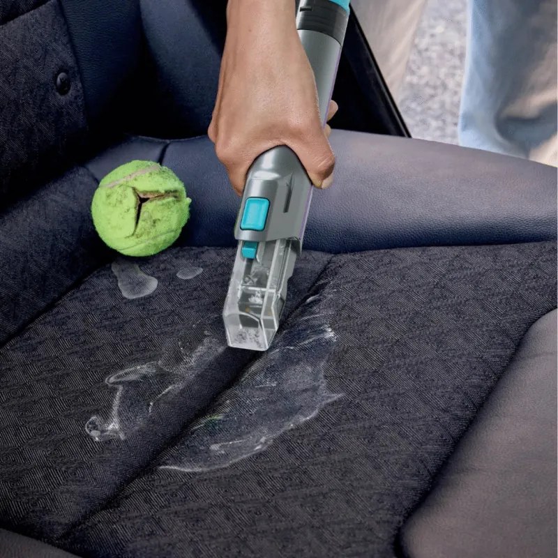 Aspirator cu spalare Shark StainStriker PX250EUT, 450 W, 0,72 l, Portabil, Par animale de companie, 4 accesorii, Gri/Negru