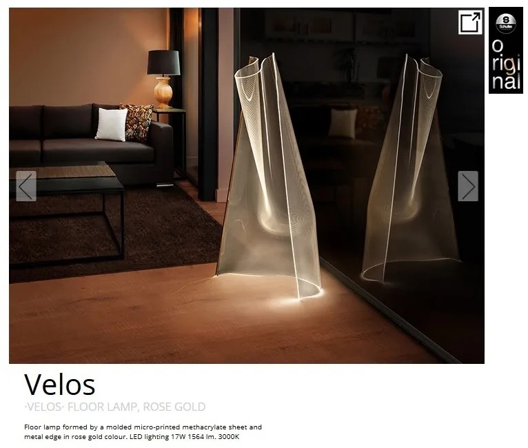 Lampadar LED ultra-modern design exclusivist Velos SV-608312