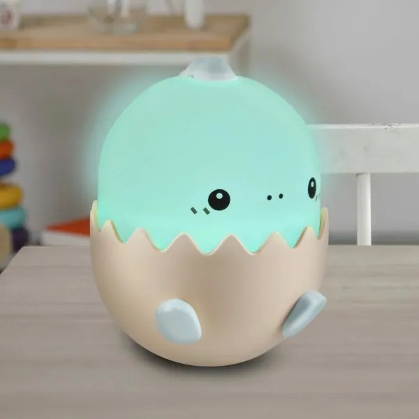 Lampă LED RGBW tactilă dimabilă pentru copii BABY DINO LED/0,75W/5V 1200mAh albastru