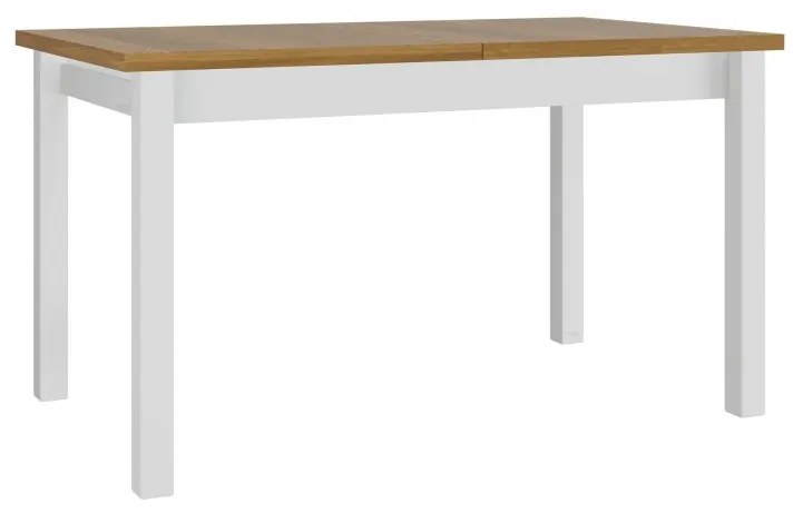 Masă sufragerie extensibilă Wodonas 80 x 140 220 I XL (Stejar grandson + Alb) (pentru 4-10 persoane). 1105413