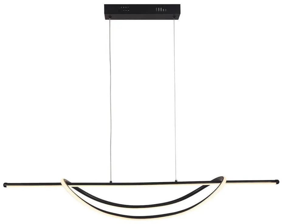 Lustră LED pe cablu AMBAR LED/35W/230V negru