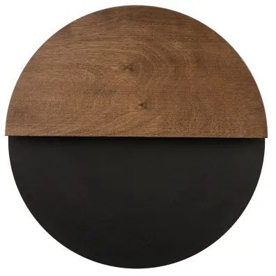 Aplică LED LUNA LED/7W/230V d. 36 cm negru/maro