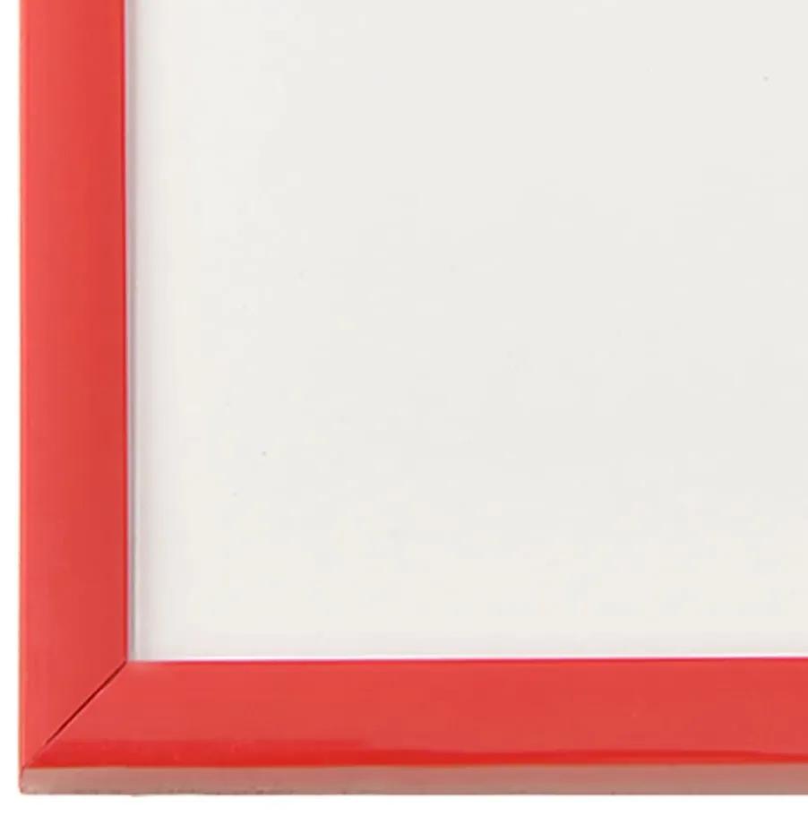 Rame foto colaj pentru perete masa, 3 buc., rosu, 40x40 cm, MDF 3, Rosu, 40 x 40 cm