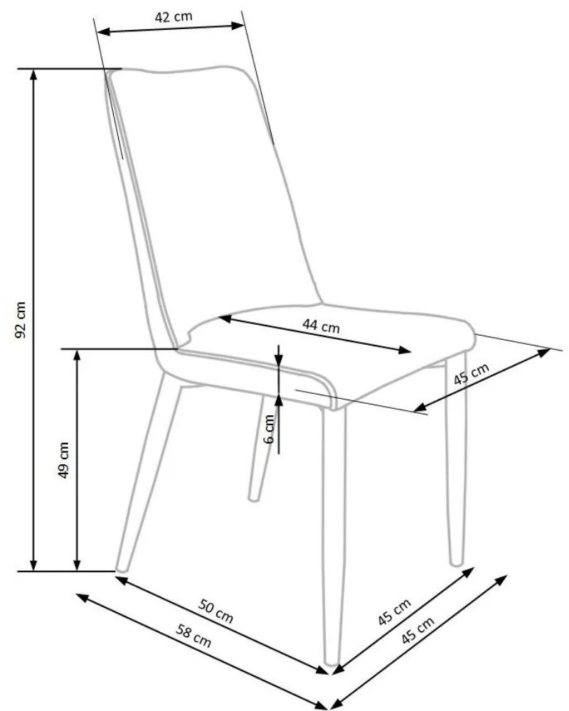 Scaun de bucaterie Rider, gri/negru