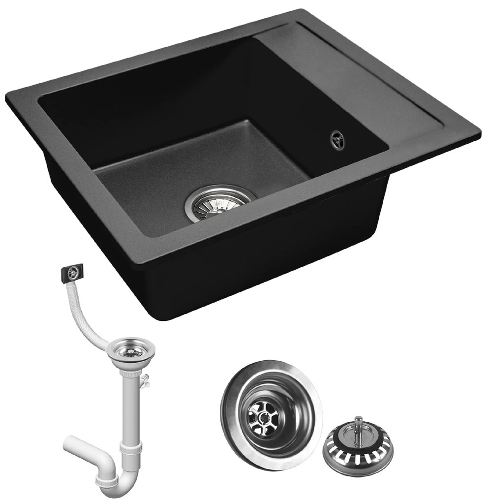 Chiuveta bucatarie Granit Rino black