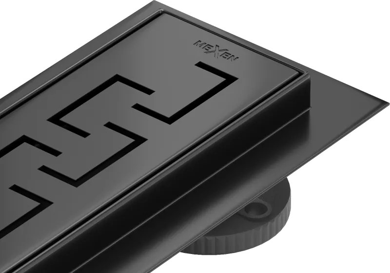 Mexen Flat 360° M15 scurgere liniară rotativă 100 cm, negru - 1724100-40