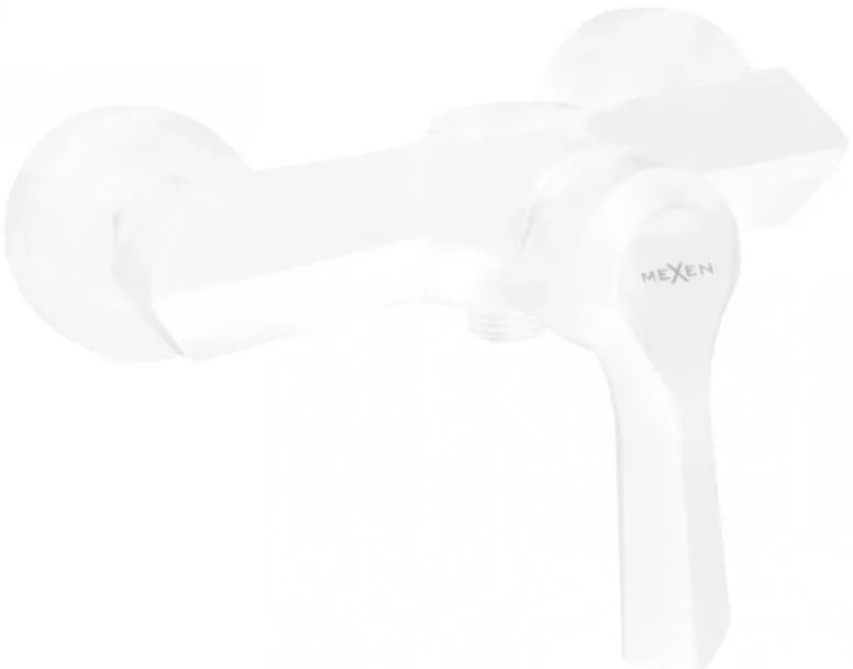 Mexen Sabre Baterie de dus, Albă - 72140-20