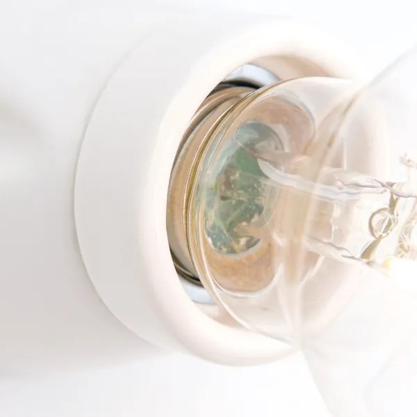 Orion - Aplica de perete FROST 1xE27/60W/230V albă