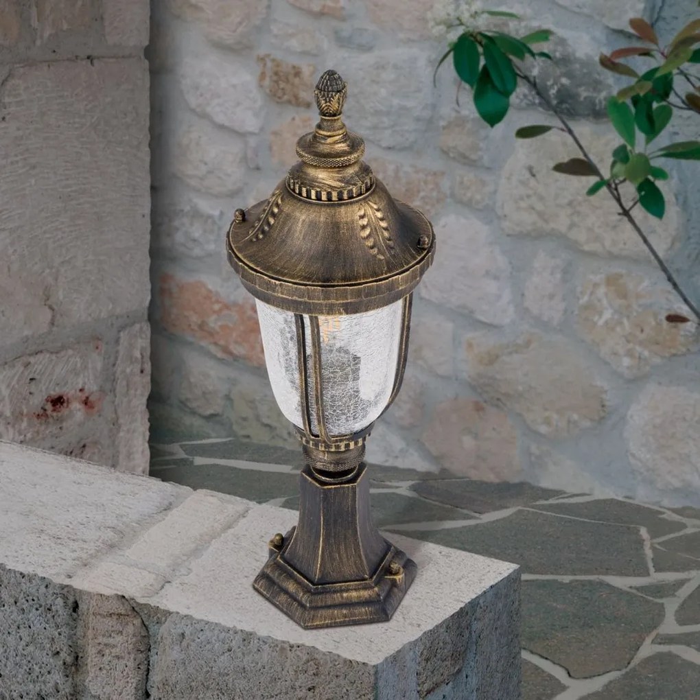 Stalp iluminat exterior IP23 H51cm August AL 11-1121/1 Patina OR