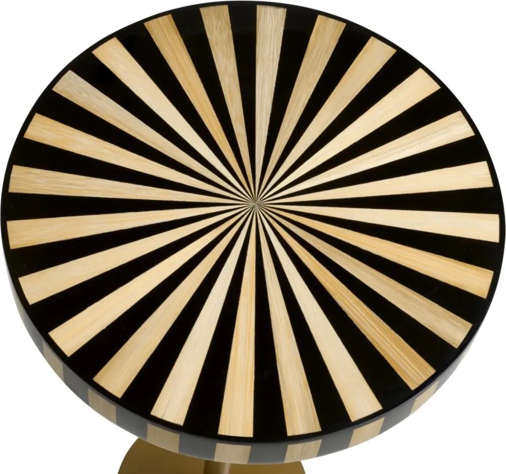 Masuta auxiliara LUX Blat Marquetry, Albany