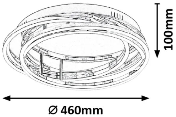 Rabalux 2183 - Plafonieră LED SELENA dimmabilp LED/40W/230V pr. 46cm