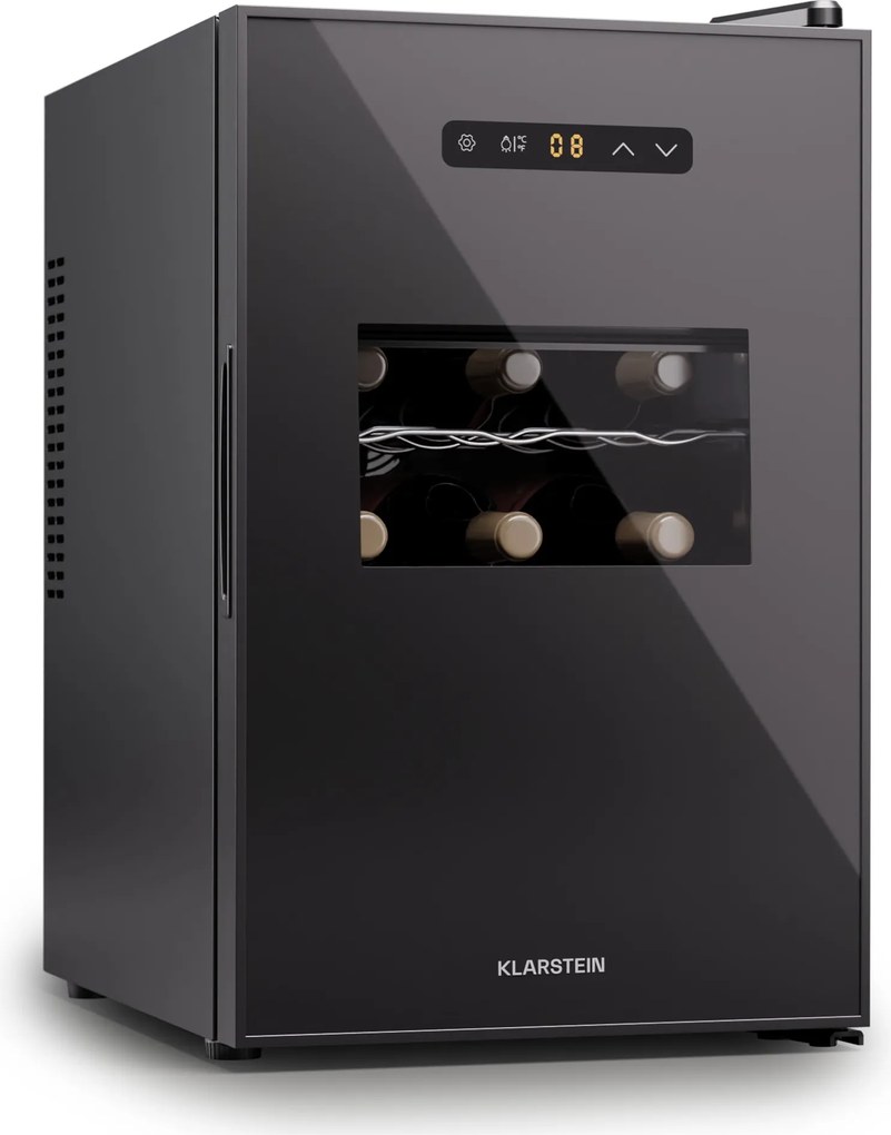Klarstein Silent Vino 15 Uno, răcitor de vinuri, 41 l / 15 sticle, 5-18 °C, tactil