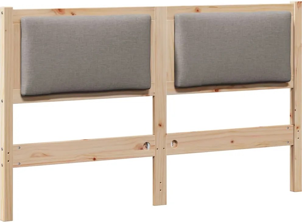 vidaXL Tăblie cap Altele Maro 140 cm Lemn masiv de pin