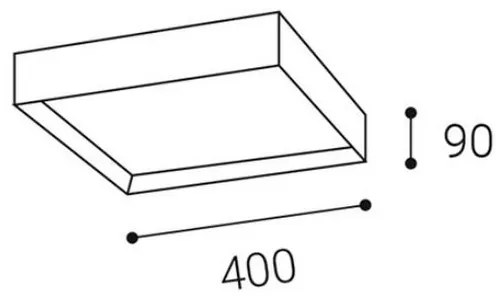 Plafonieră LED LED2 MILO LED/30W/230V neagră 3000/4000K