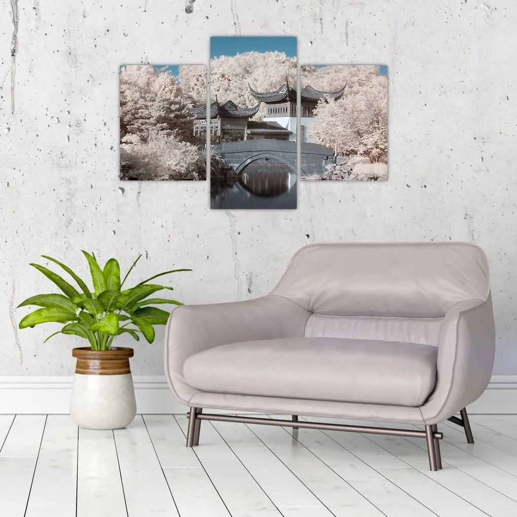 Tablou - pomi înfloriți în Asia (90x60 cm)