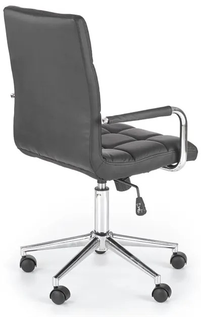 Scaun negru pentru tineret TORNE 2 piele eco