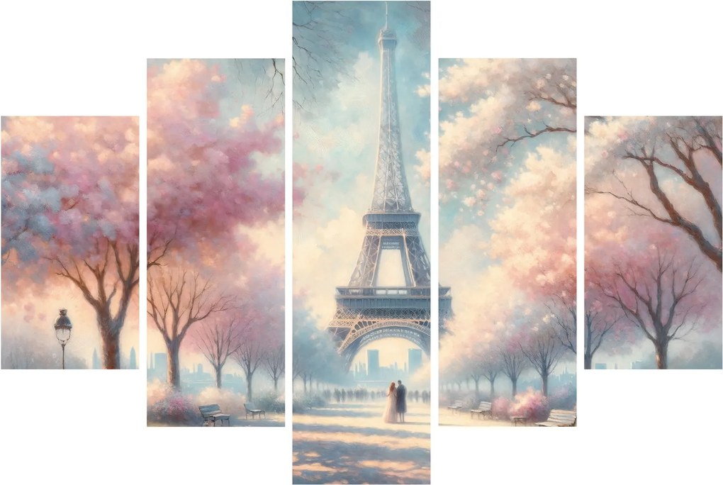 Tablou – Primăvară la Paris (150x105 cm)