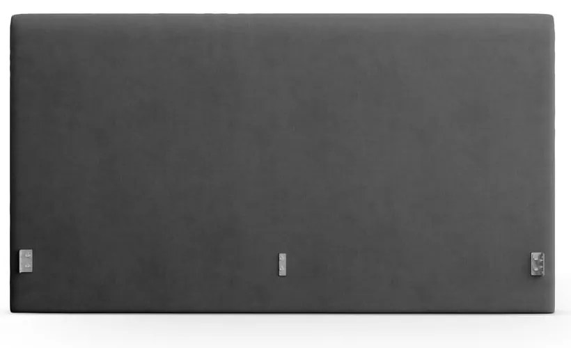 Tăblie de pat gri antracit tapițată 170,5x100 cm Remo – Micadoni