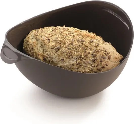 Vas preparare si coacere paine Lekue 1009037, 28 x 23 x 13 cm, 600 ml, Silicon platinat, -60 +220 °C, Negru