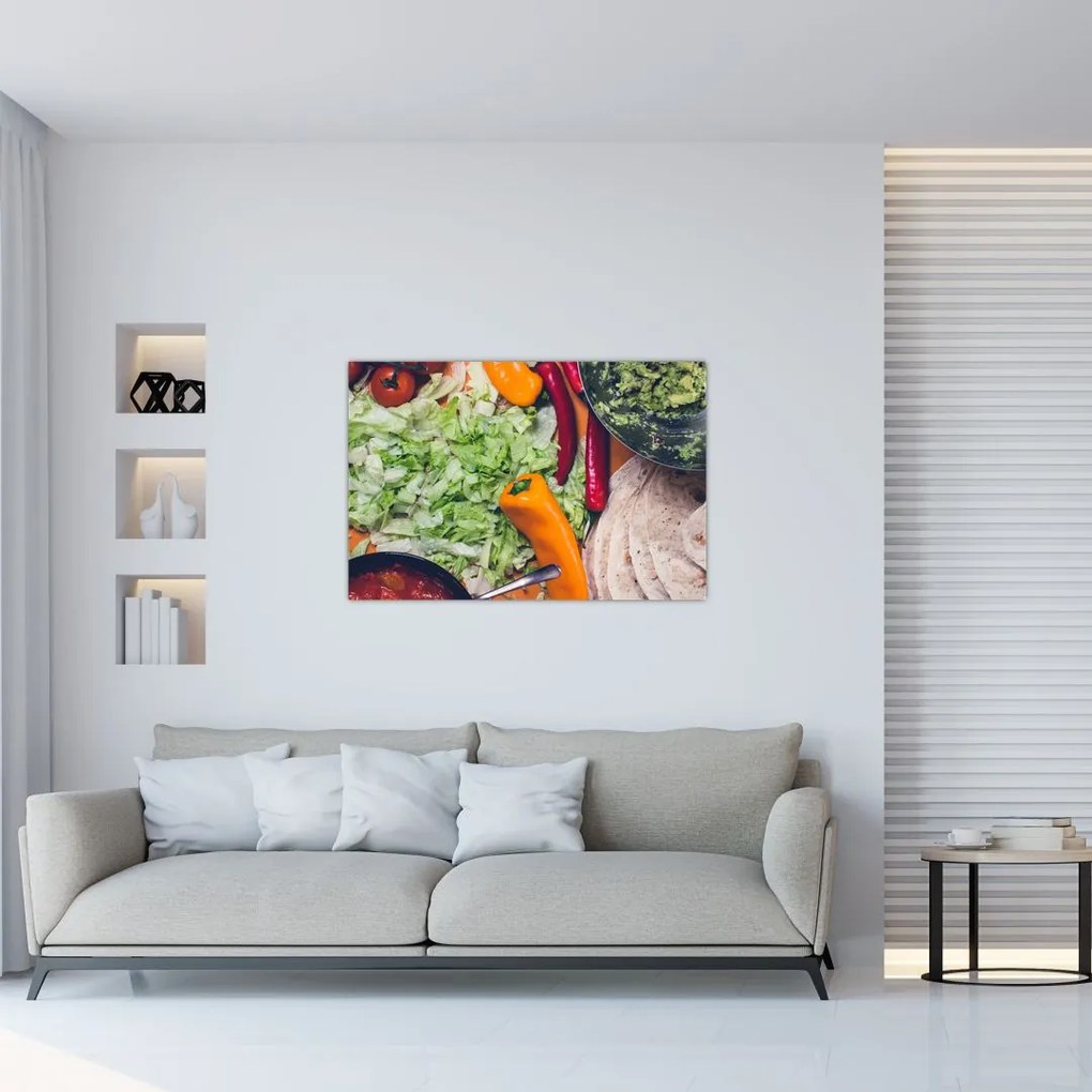 Tablou cu legume (90x60 cm)