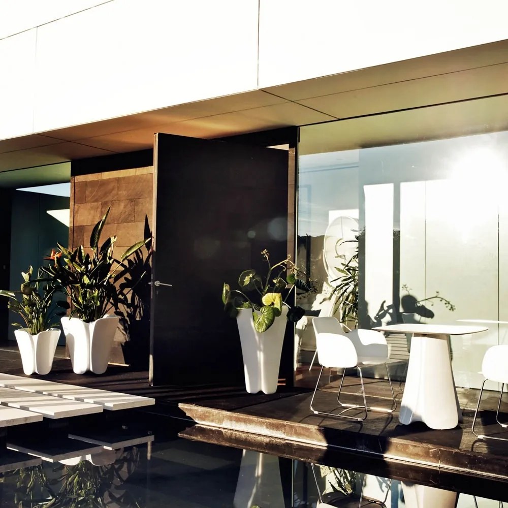 Ghiveci flori / Jardiniera plante de exterior / interior design modern premium PEZZETTINA PLANTER 85x85x85 56008R Vondom