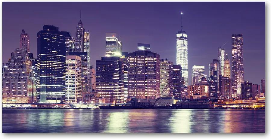 Tablou pe acril New York, pe timp de noapte