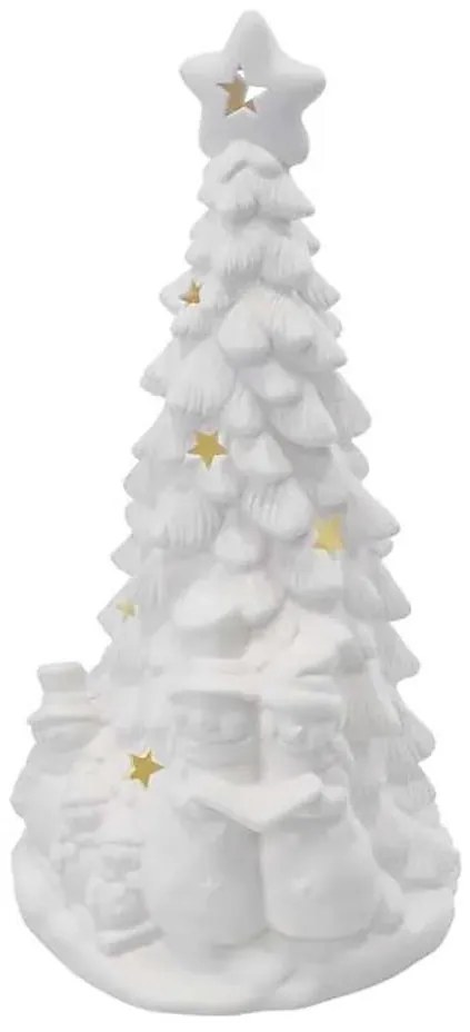 Decorațiune LED de Crăciun, brăduț, 2xAA, lumină alb caldă