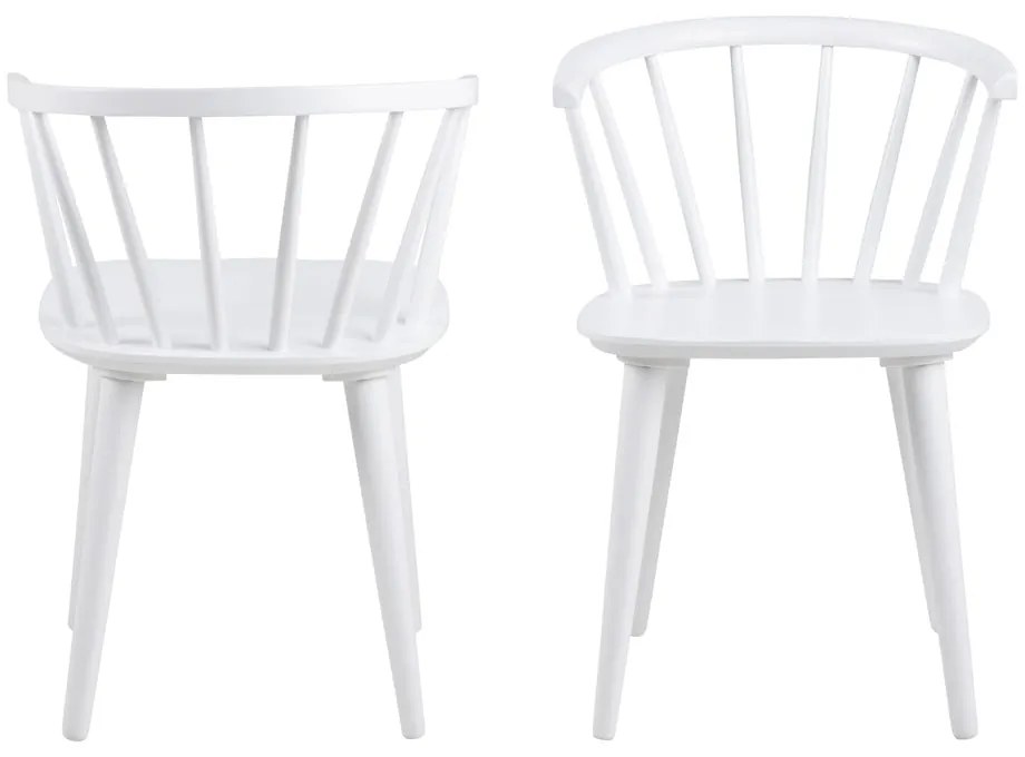 Scaun de dining alb Ida – Actona