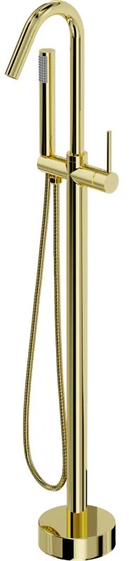 Mexen Gaja baterie de baie independentă, aurie - 75333-50