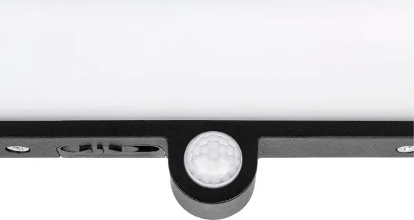 Lampă solară de perete cu LED și senzor LED/3W/3,7V IP54 1500 mAh neagră