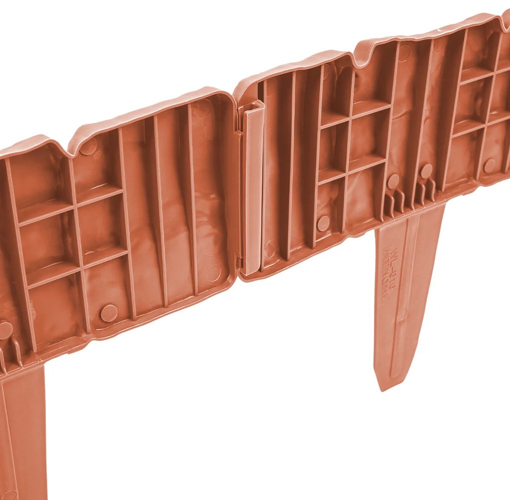Palisadă de grădină 4Home Terracotta, 2,5 m